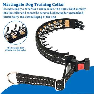 Mayerzon Martingale Collar for Small Medium Large Dogs, Patented Anti Pull Dog Collar with Reflectiv...