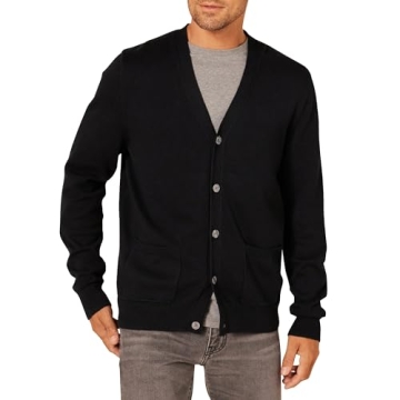 Amazon Essentials Men's Cotton Cardigan Sweater - Comfortable Style