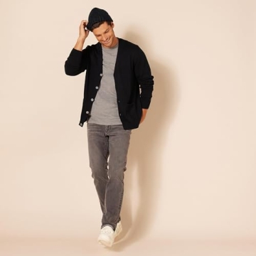 Amazon Essentials Men's Cotton Cardigan Sweater - Comfortable Style
