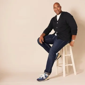 Amazon Essentials Men's Cotton Cardigan Sweater - Comfortable Style