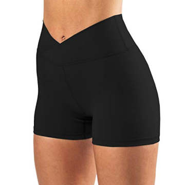 Puedizux Women's High Waisted Workout Biker Shorts