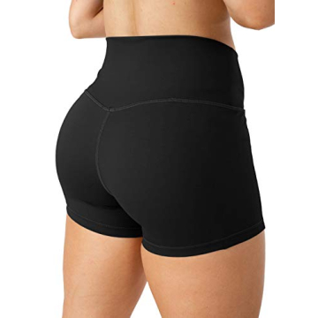Puedizux Women's High Waisted Workout Biker Shorts