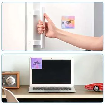 Vibrant 12 Pads Watercolor Sticky Notes for Every Occasion