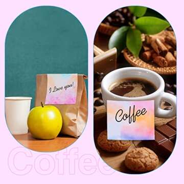 Vibrant 12 Pads Watercolor Sticky Notes for Every Occasion