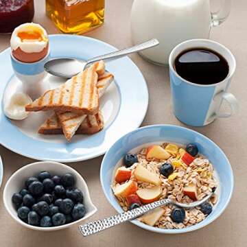 HaWare Hammered Silverware Set, 60-Piece Stainless Steel Flatware for 12, Modern Eating Utensils Tableware Cutlery for Kitchen Hotel Restaurant Party, Mirror Polished - Dishwasher Safe