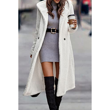 Stylish PRETTYGARDEN Women's Long Fleece Jacket