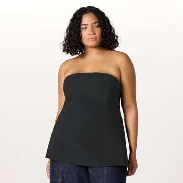The Drop Women's Stowe Woven Strapless Tunic