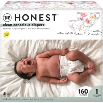 The Honest Company Clean Conscious Diapers - Eco-Friendly & Stylish Prints for Your Baby!