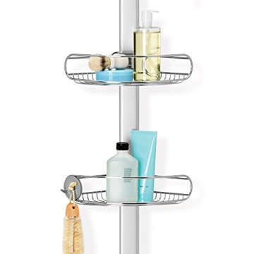 SimpleHuman Shower Caddy - Rust Proof Pole Storage Solution