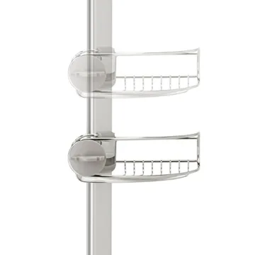 SimpleHuman Shower Caddy - Rust Proof Pole Storage Solution