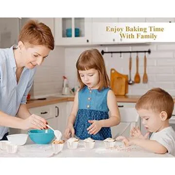 White Cupcake Liners, 100 Heavy Duty Baking Cups