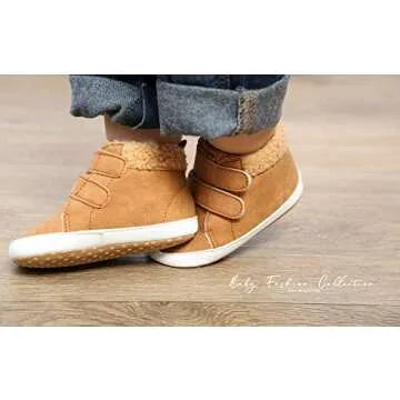 Warm & Stylish HsdsBebe Baby Ankle Boots for Infants