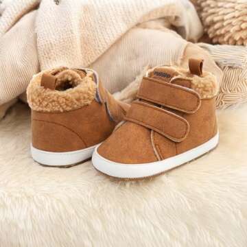 Warm & Stylish HsdsBebe Baby Ankle Boots for Infants