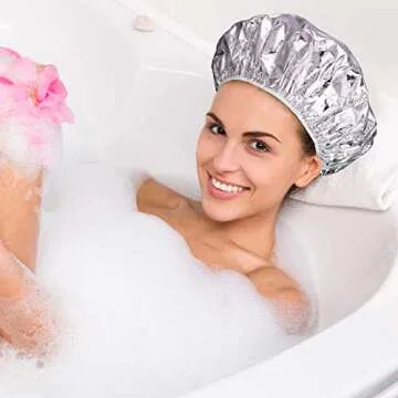 12 Deep Conditioning Aluminum Foil Hair Caps for All