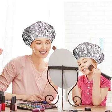 12 Deep Conditioning Aluminum Foil Hair Caps for All