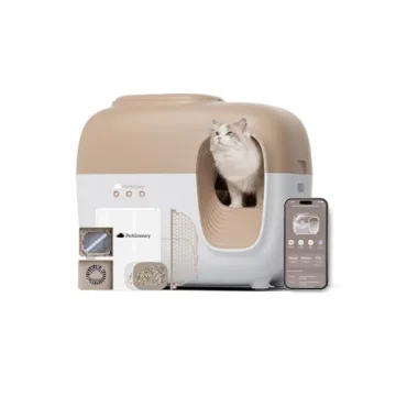 PetSnowy Snow+ Automatic Cat Litter Box - Deodorizing & Smart Tracking