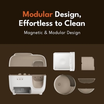 PetSnowy Snow+ Automatic Cat Litter Box with Mini Mesh