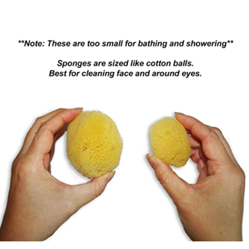 Natural Sea Silk Sponges for Makeup, 12pk by Constantia Beauty