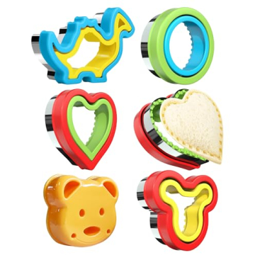 Sliafwh Sandwich Cutter - Fun Shapes for Kids' Lunches!