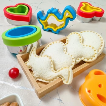 Sliafwh Sandwich Cutter - Fun Shapes for Kids' Lunches!