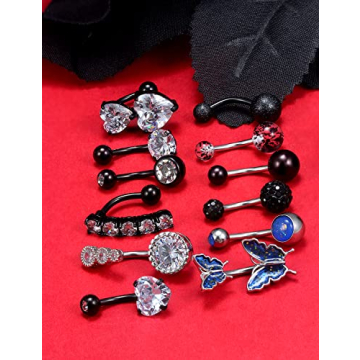 Stylish Vsnnsns 14G Belly Button Rings for Everyday Use