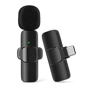 Wireless Lavalier Microphone for Clear Sound Recording