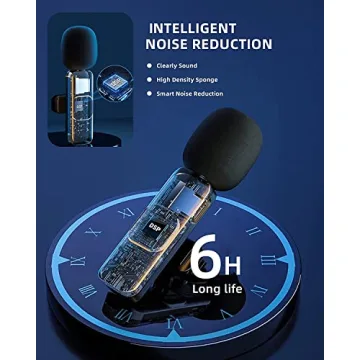 Wireless Lavalier Microphone for Clear Sound Recording