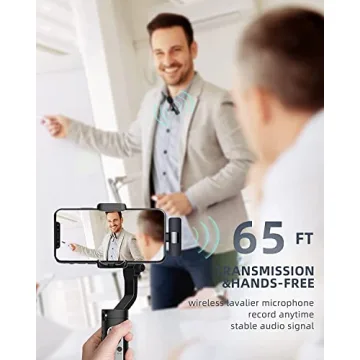 Wireless Lavalier Microphone for Clear Sound Recording