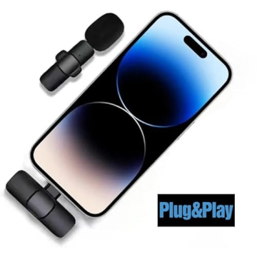 Wireless Lavalier Microphone for Clear Sound Recording