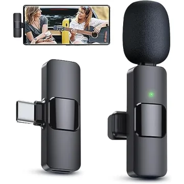 Wireless Lavalier Microphone for Clear Sound Recording