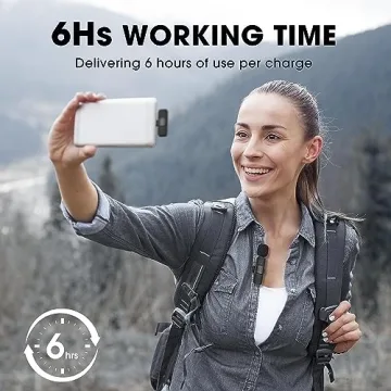 Wireless Lavalier Microphone for Clear Sound Recording