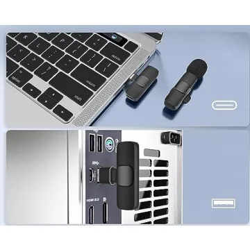 Wireless Lavalier Microphone for Clear Sound Recording