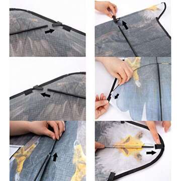 JEKOSEN Huge Bald Eagle Kite for All Ages