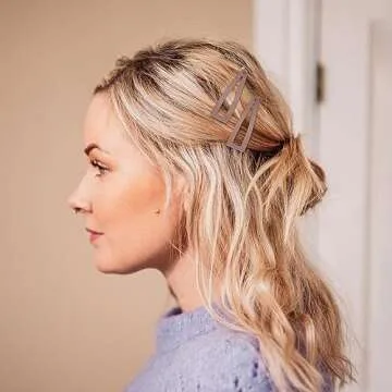 Double Grip Hair Clips - 10 Pcs Stylish Accessories