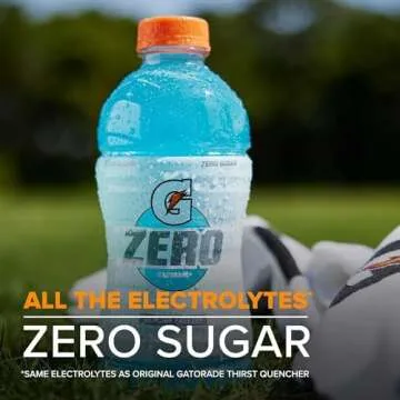 Gatorade Zero Sugar Lemon-Lime Sports Drinks, 20-Oz Pack