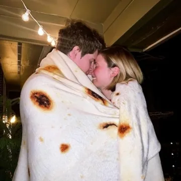 Funny Burrito Tortilla Blanket for Unique Gifting