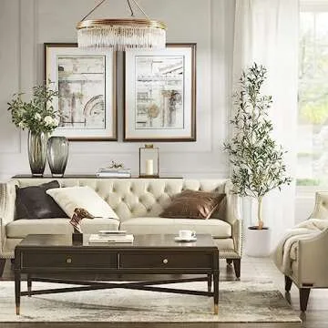 Feelead 6ft Faux Olive Tree for Home Office Decor