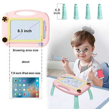 Matesy Magnetic Drawing Board for Kids Age 1-3