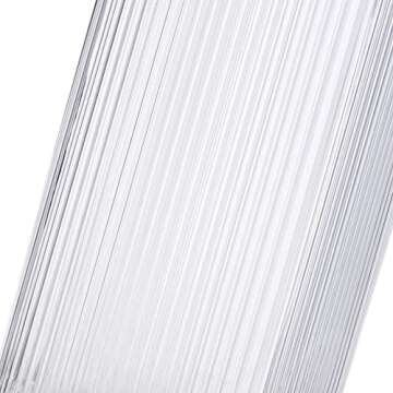 Diamond Star Decorative Vase Heart Shaped Glass Flower Vase for Home Wedding Table Centerpieces (Clear)