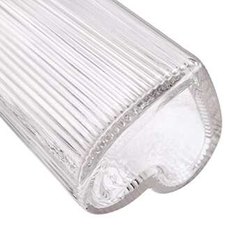 Diamond Star Decorative Vase Heart Shaped Glass Flower Vase for Home Wedding Table Centerpieces (Clear)