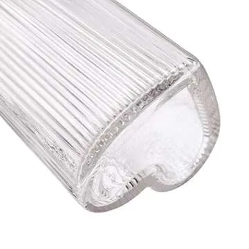 Diamond Star Decorative Vase Heart Shaped Glass Flower Vase for Home Wedding Table Centerpieces (Clear)