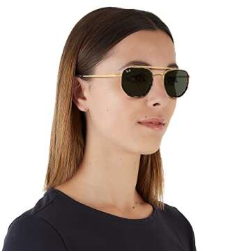 Ray-Ban RB3648M Marshal II Hexagonal Sunglasses