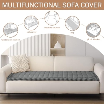Smiry Couch Cover for Dogs - Cozy, Stylish and Non-Slip!
