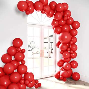 Cherry Red Balloons for Every Celebration & Holiday