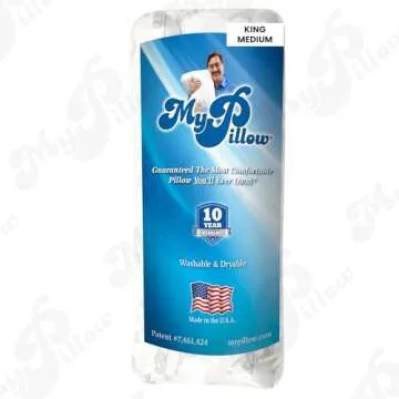 MyPillow Bedding Bed Pillows for Sleeping King Size, Gusseted Pillow for Back, Stomach or Side Sleepers - My Pillow Premium Pillow [King, Medium]