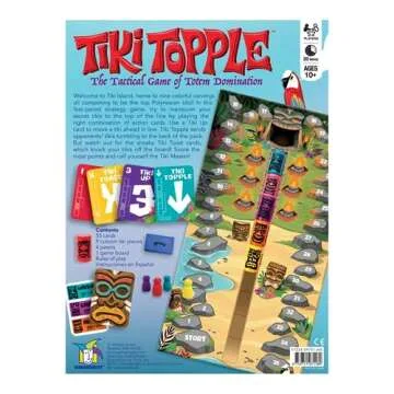 Exciting Gamewright Tiki Topple Board Game for Family Fun