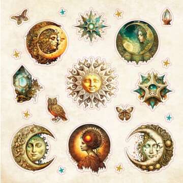 Celestial Wonders Sticker Book (over 900 stickers!)