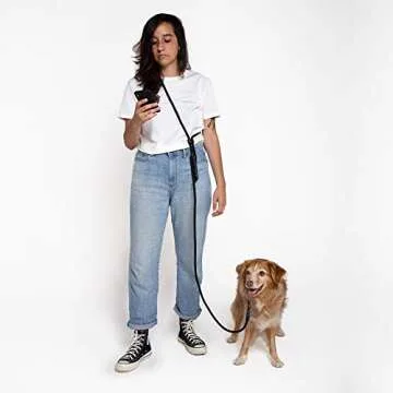 Gotham Hands-Free Dog Leash, Adjustable Crossbody Design