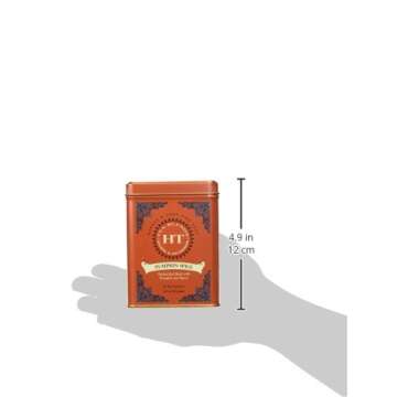 Harney & Sons Pumpkin Spice Rooibos Tea 20 ct Sachet Tin