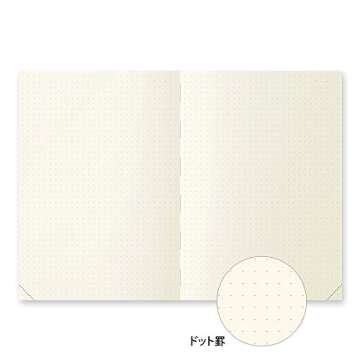 DESIGNPHIL Midori 15264006 Notebook, MD Notebook, Journal A5, 1 Page Per Day, Dot Square